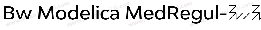 Bw Modelica MedRegul字体转换